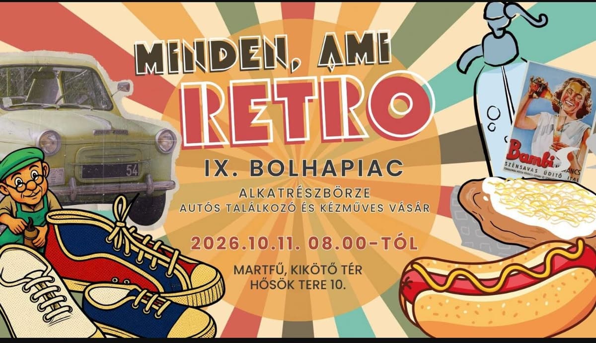 IX. BOLHAPIAC | ALKATRÉSZBÖRZE | AUTÓS TALÁLKOZÓ | KÉZMŰVES VÁSÁR - MARTFŰ